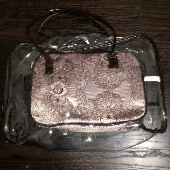 NWT - Clear Bag With A Makeup Pouch - Picture 4 of 6